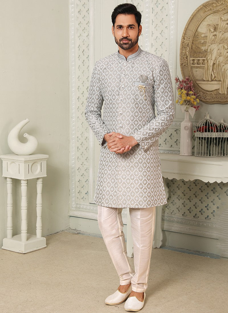 Party Wear Nawabi Indo Western Suit Anant Tex Exports Private Limited