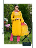 KURTI WITH PENT WITH DUPATTA Anantexports