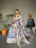 Tusser Sarees with Kalamkari Prints Anantexports