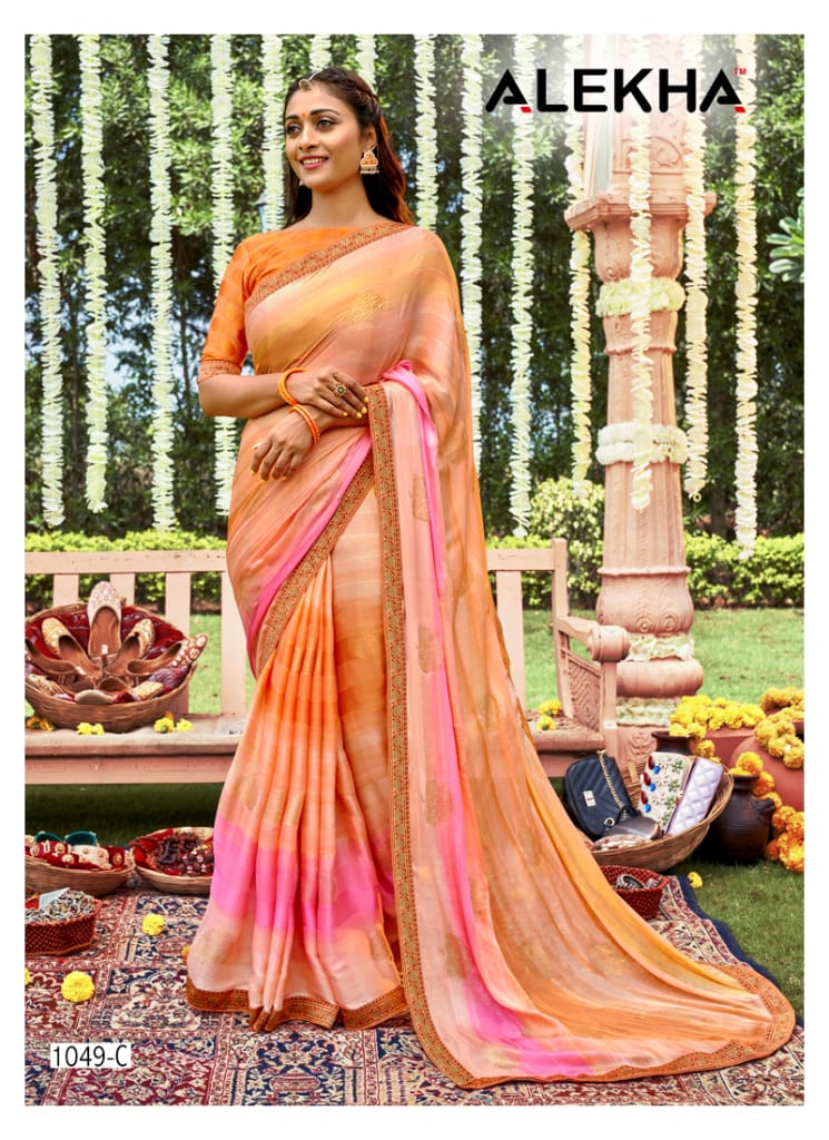 Fancy Printed Sarees Alekha 1049 Anantexports