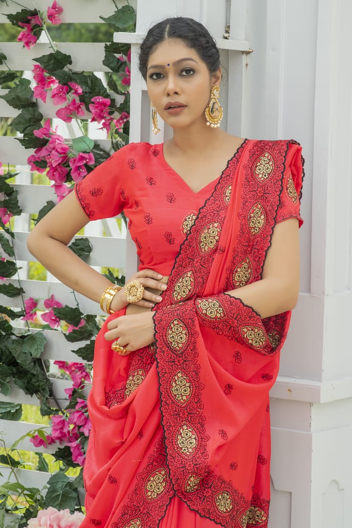 Linen Cotton Sarees Anantexports