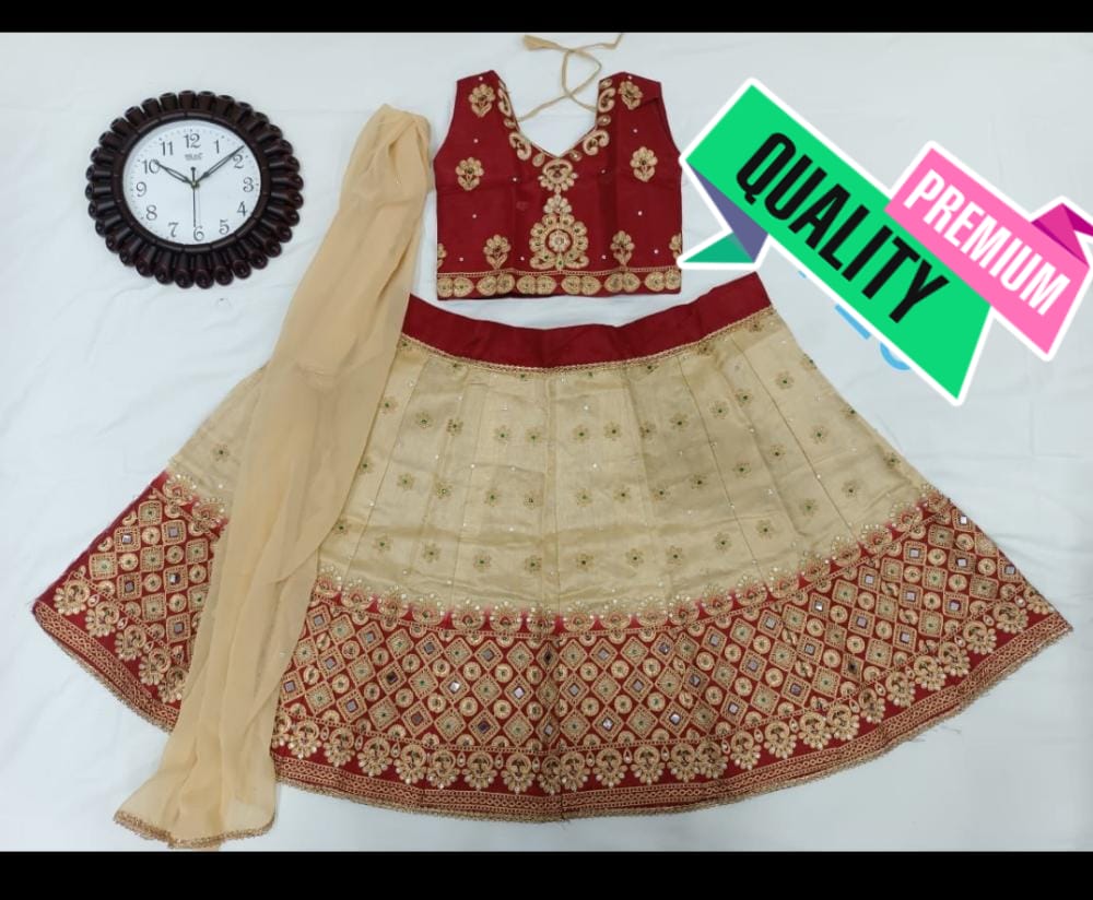 PADDING KIDS LEHENGA Anantexports