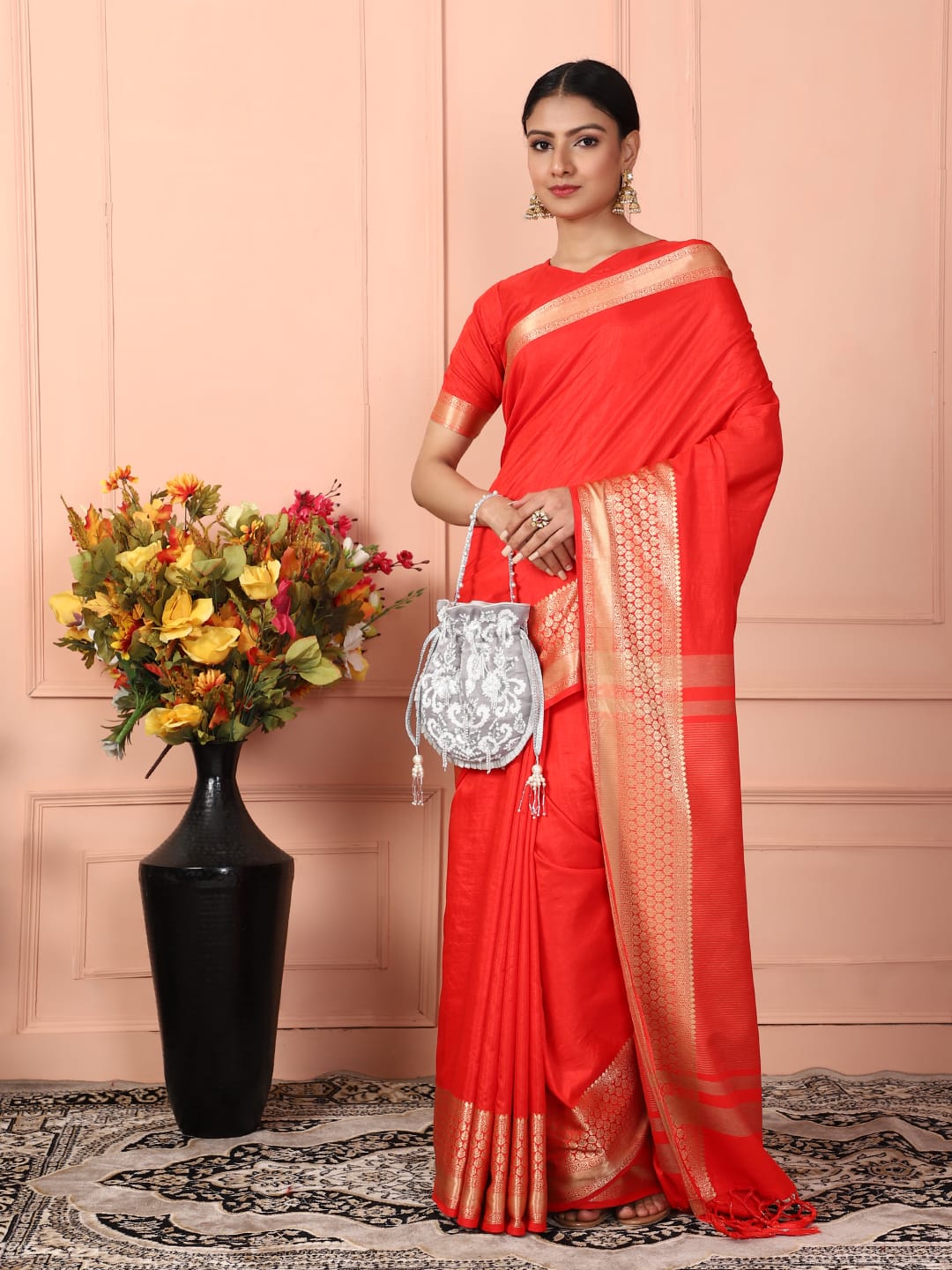 Designer Embroidered Sana silk Saree at Rs.1750/Piece in surat offer by  Thankar India E commerce