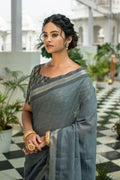 Pure Linen Saree Anantexports