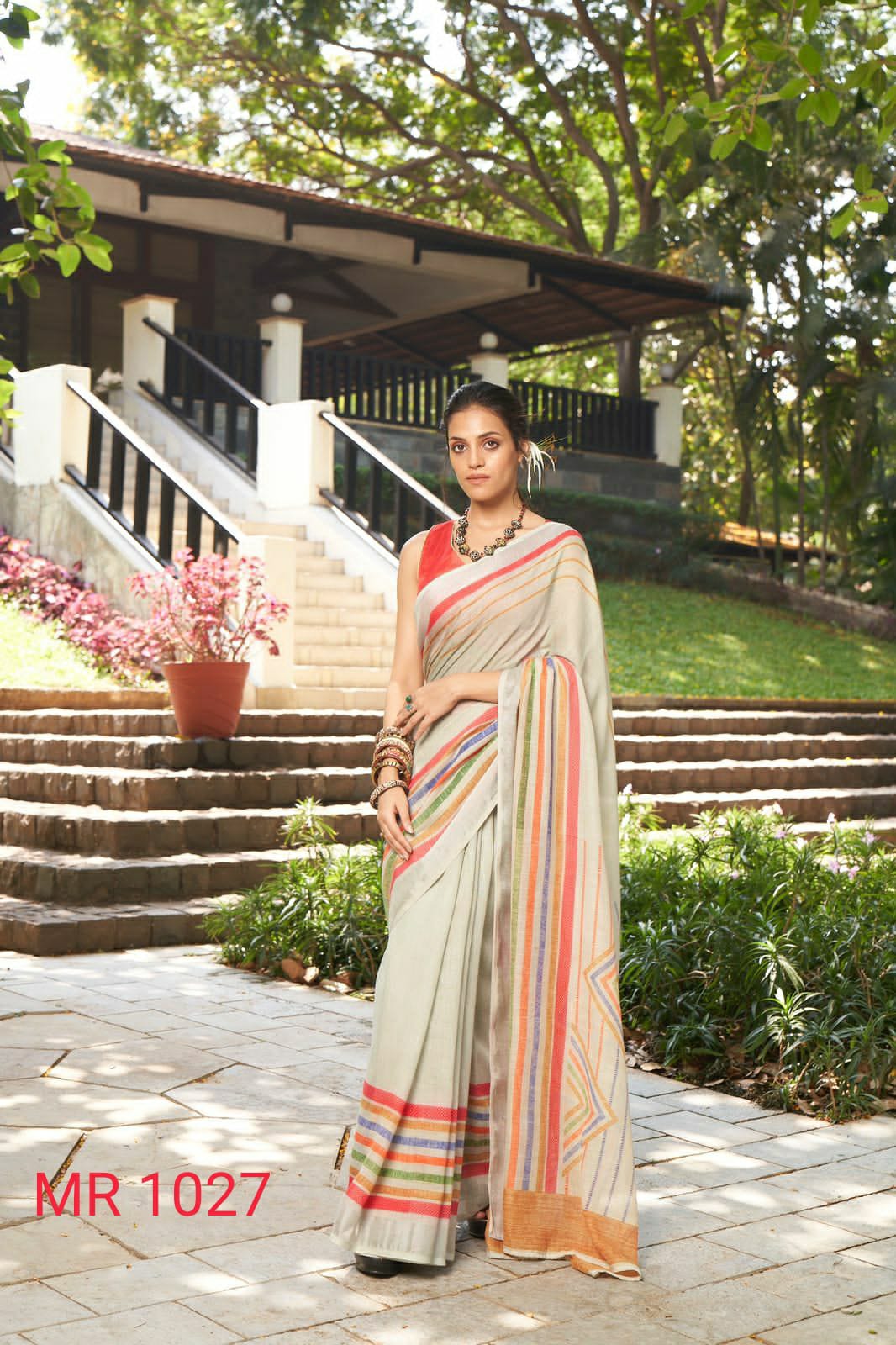 Linen Sarees Online with best price | Edhini