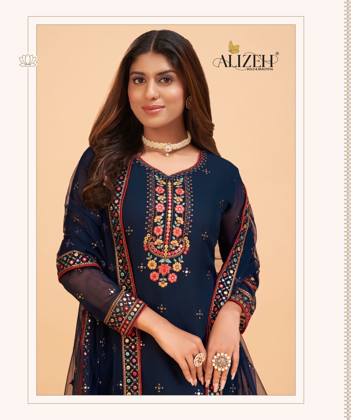 Alizeh Official Vol-8 3018 Series Anantexports