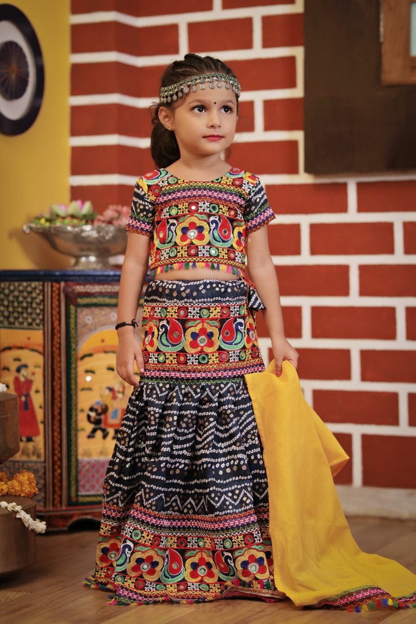 Buy Blue Ethnic Wear Sets for Girls by Aks Kids Online | Ajio.com
