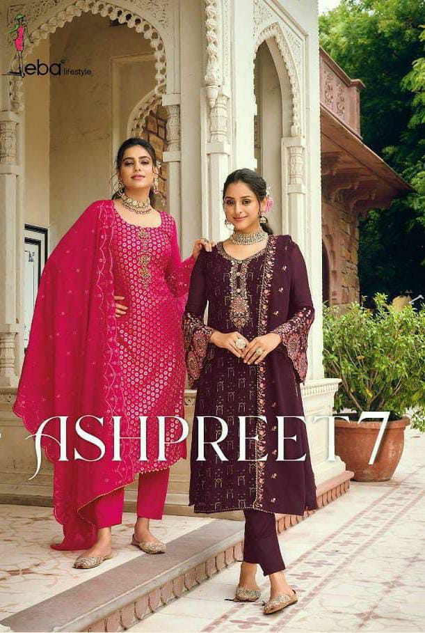 Party Wear Chudidar Suite Eba Ashpreet - 7 Anant Tex Exports Private Limited