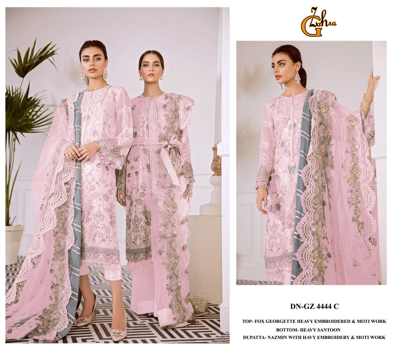Beautiful Designer G-Zahra GZ-4444 Pakistani Suite Anant Tex Exports Private Limited