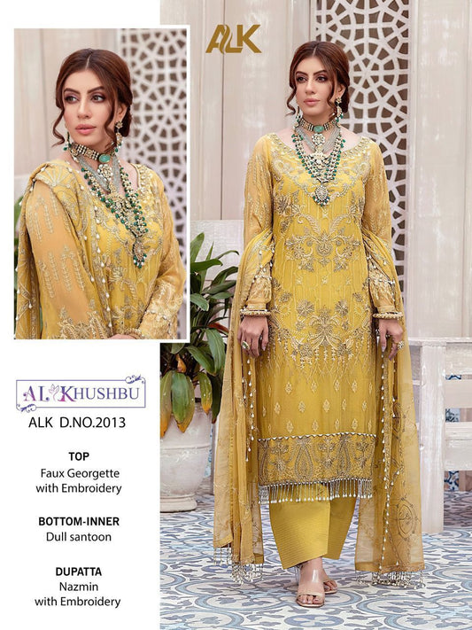 CHAMAR 2057 COLOURS BY SENHORA 2057-A TO 2057-D SERIES GEORGETTE
