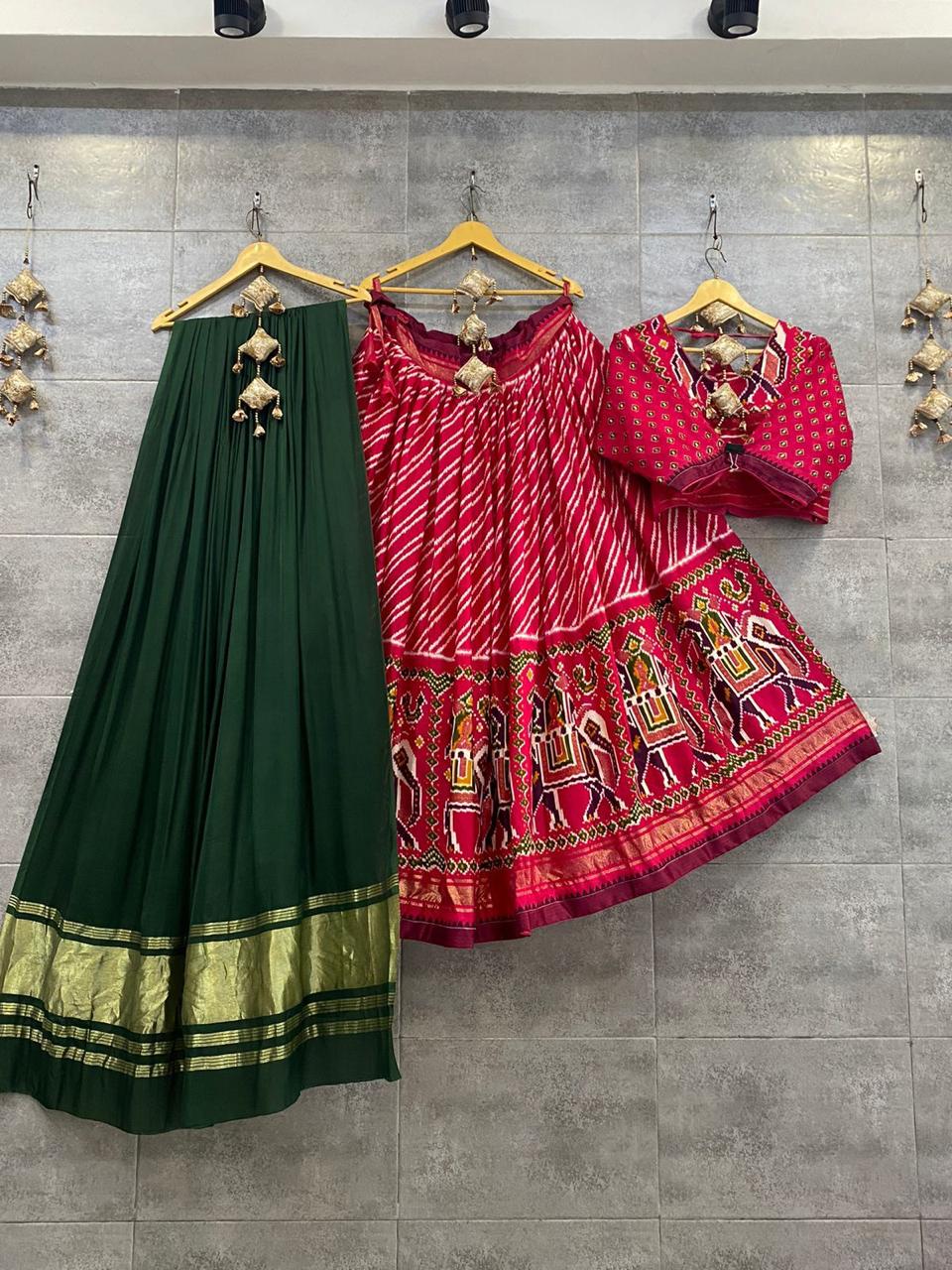 Party Wear Designer Pure Crape Silk Lehenga with Gaji Silk Duppta Anant Tex Exports Private Limited