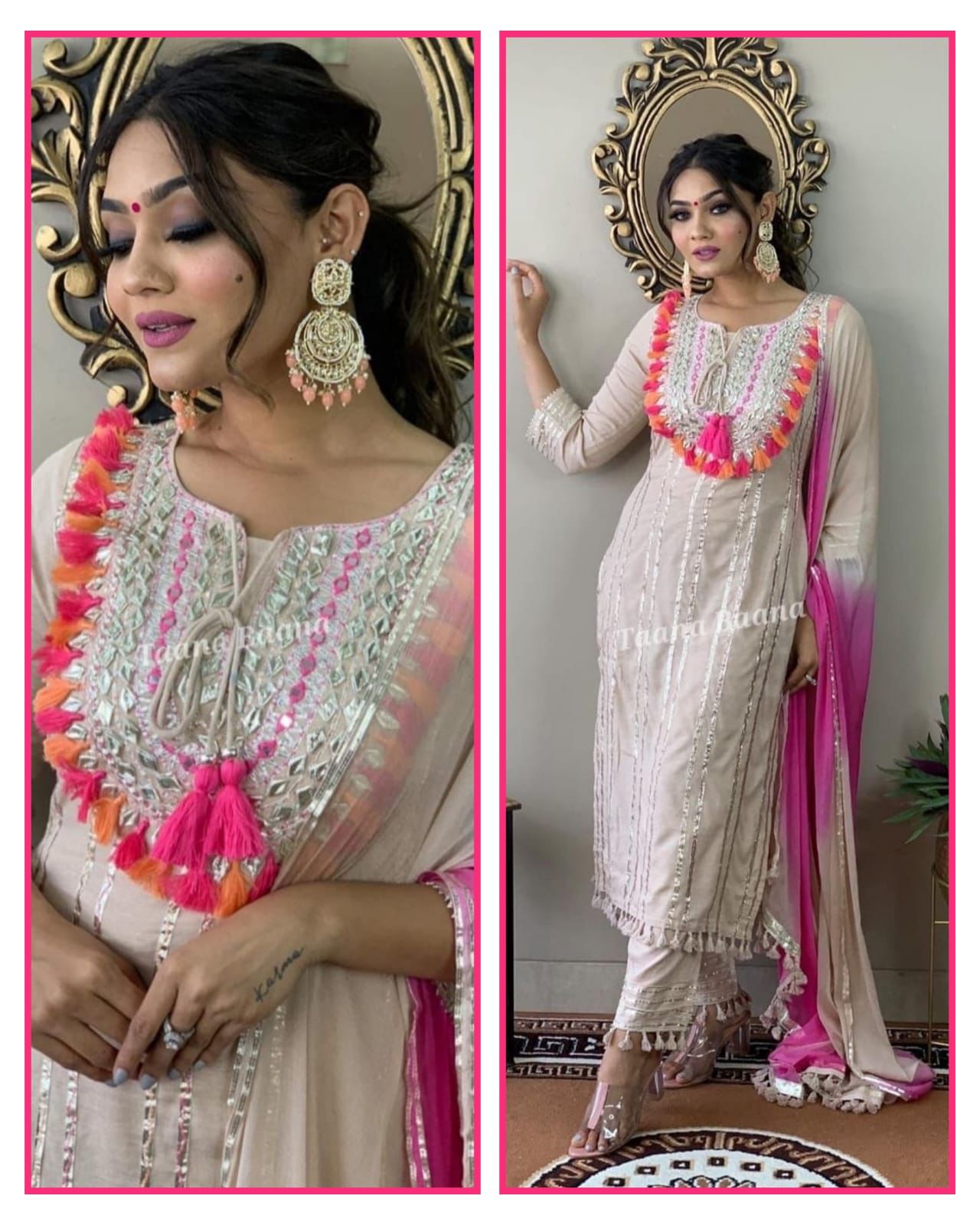 Dazzling Yellow Colored Kurti & Dhoti Punjabi Suit Salwar – Cygnus Fashion