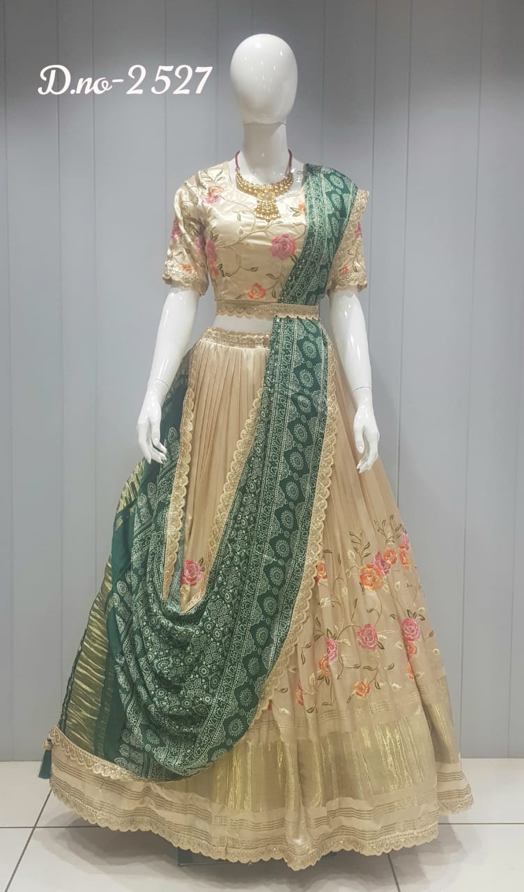 Wedding Designer Pure Gajji Silk Lehenga with Gaji Duppata Anant Tex Exports Private Limited