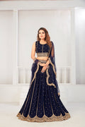 Party Wear Exclusive Designer Viscose Georgette Lehenga Choli Anant Tex Exports Private Limited