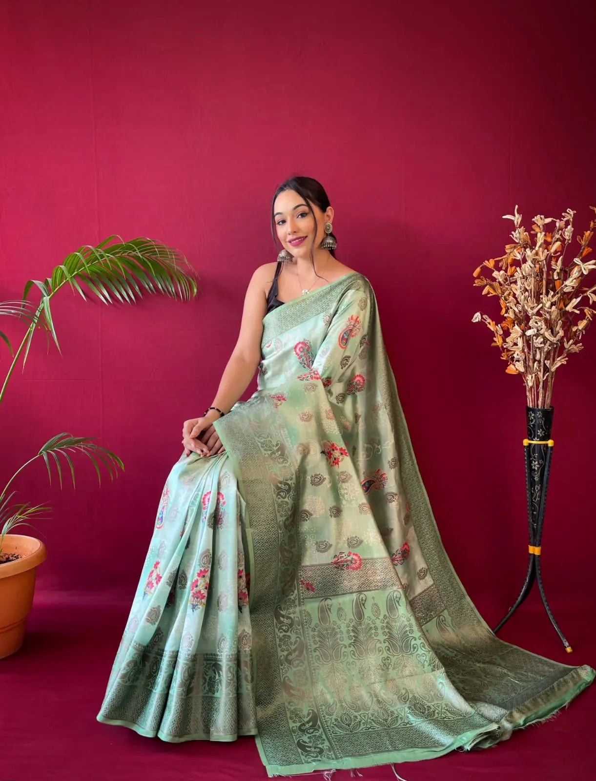 PURE SOFT  SILK SAREE SAREES Anantexports