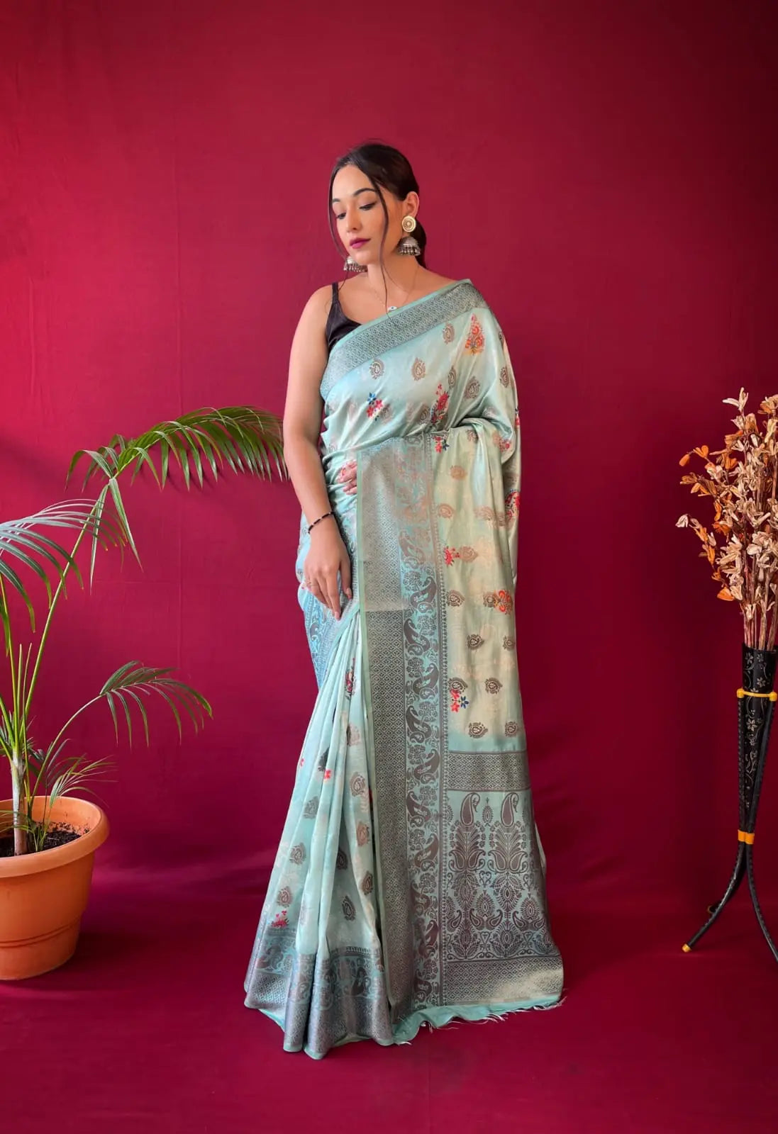 PURE SOFT  SILK SAREE SAREES Anantexports