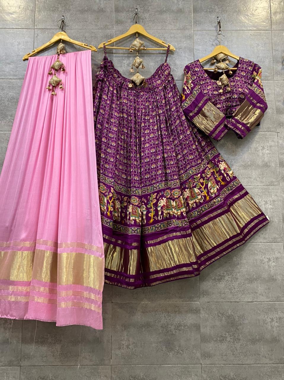 Pure Gaji Silk Lahenga Choli Anantexports