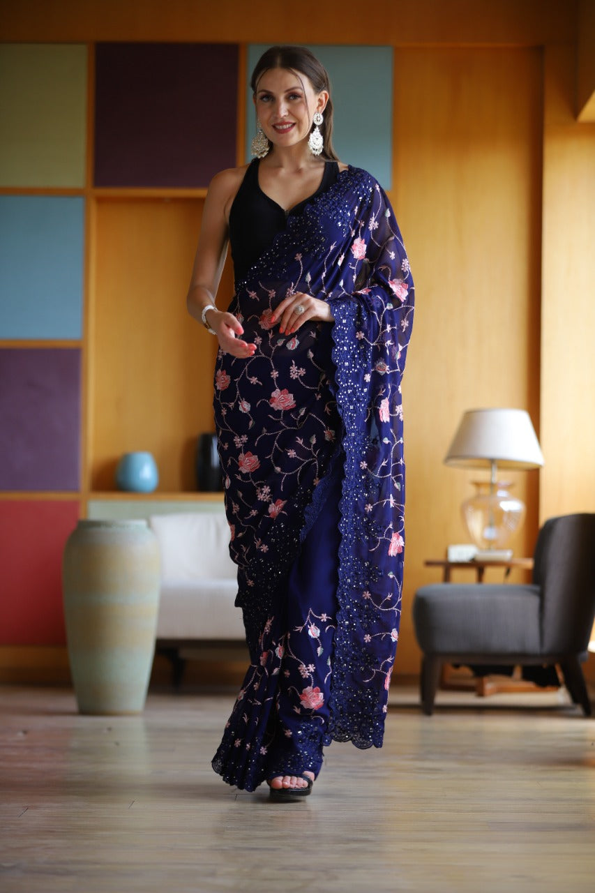 GEORGETTE SAREE saree