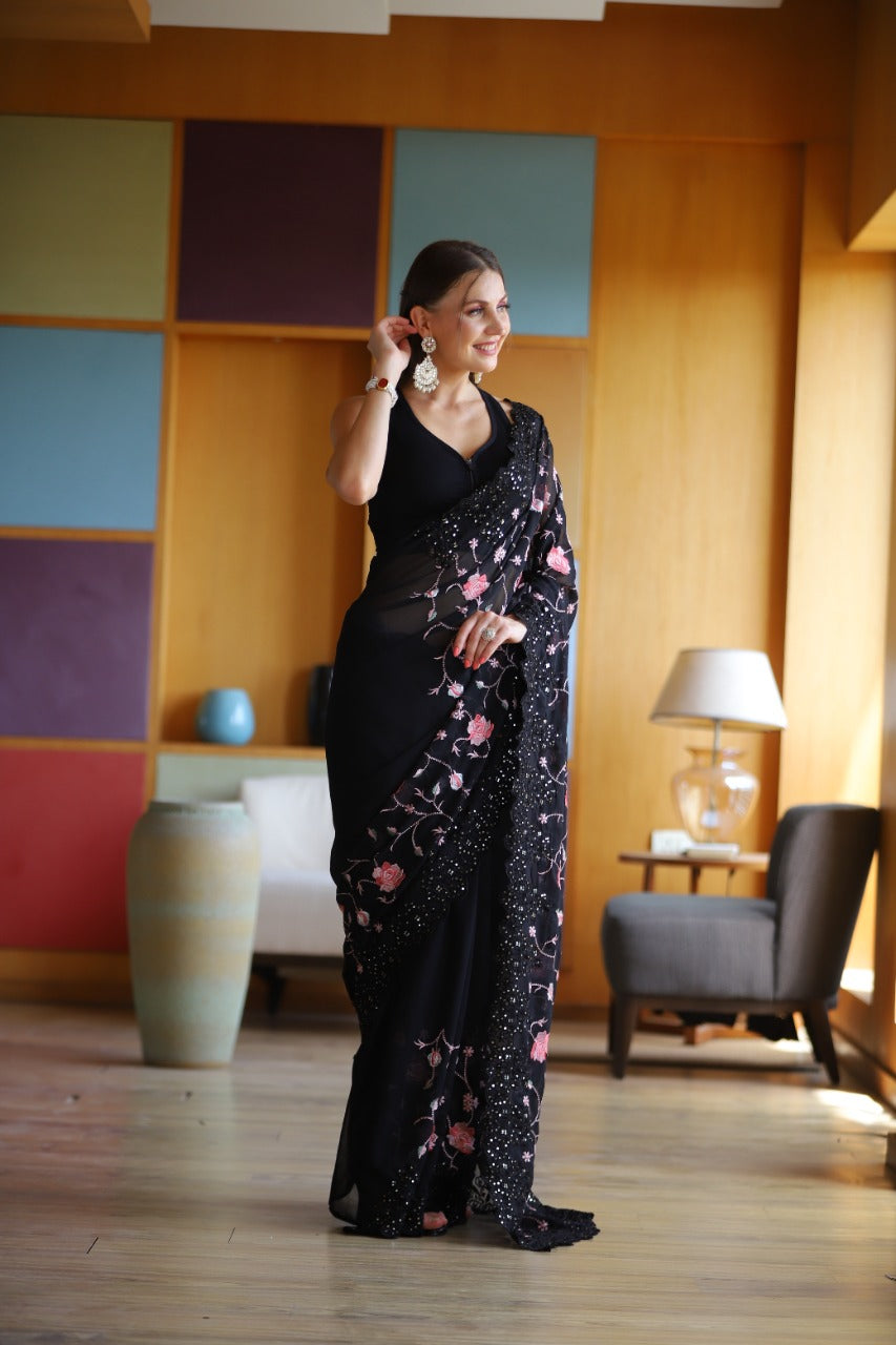 GEORGETTE SAREE saree