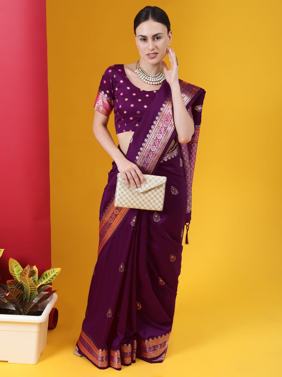 Banarasi soft silk saree Anant Tex Exports Private Limited