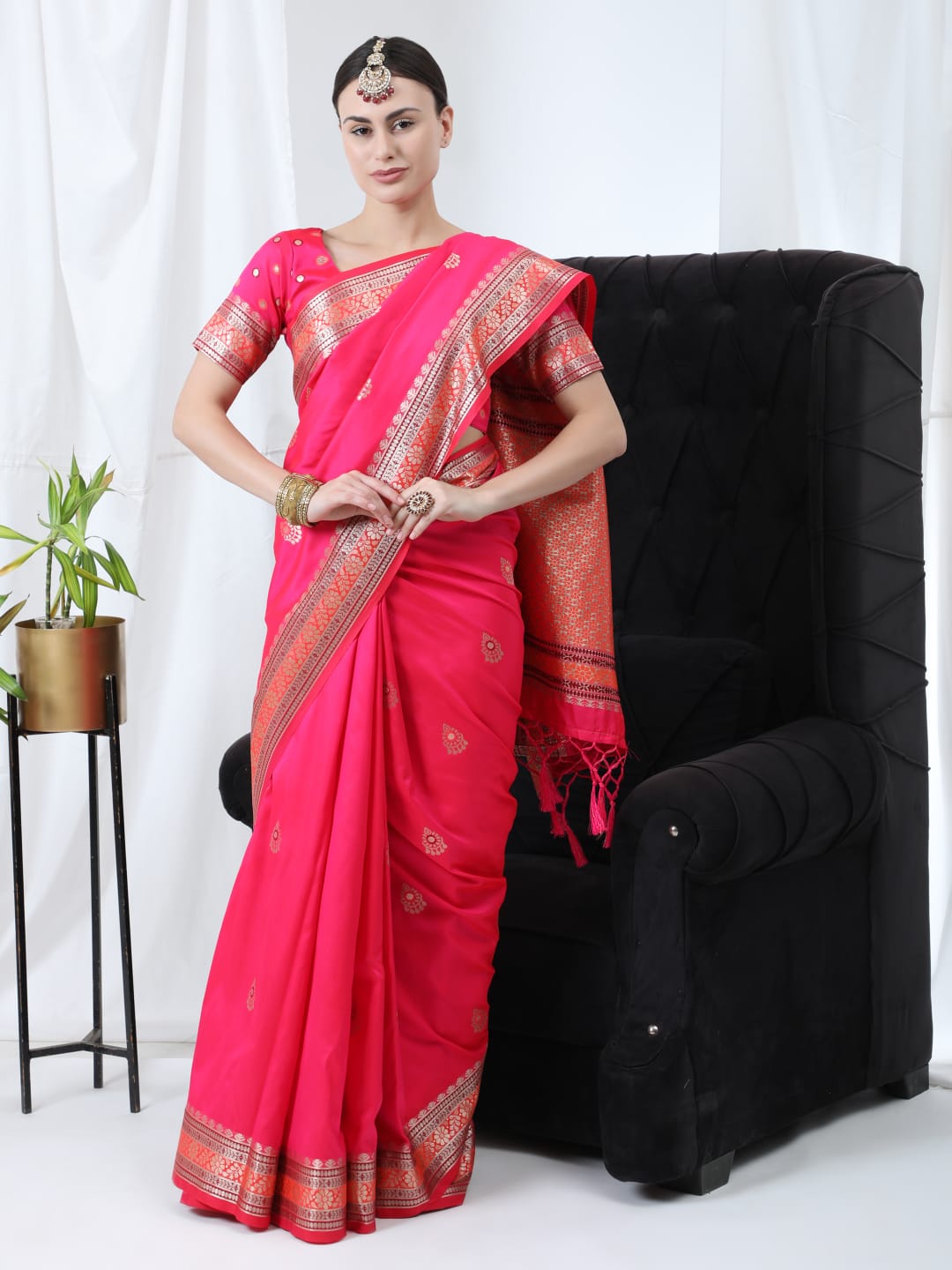 Banarasi soft silk saree Anant Tex Exports Private Limited