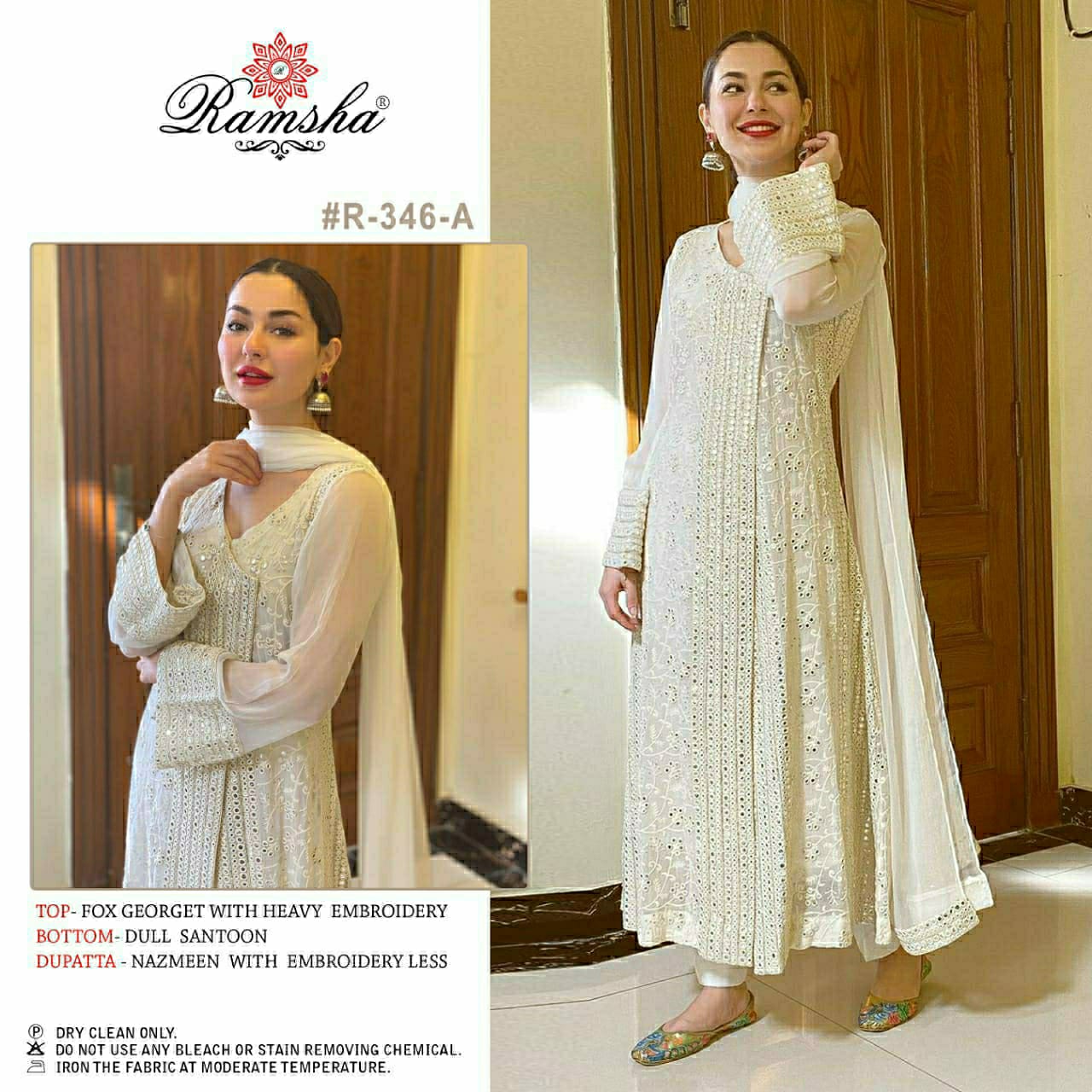 Party Wear Designer Pakistani Suite RAMSHA R-346 Anantexports