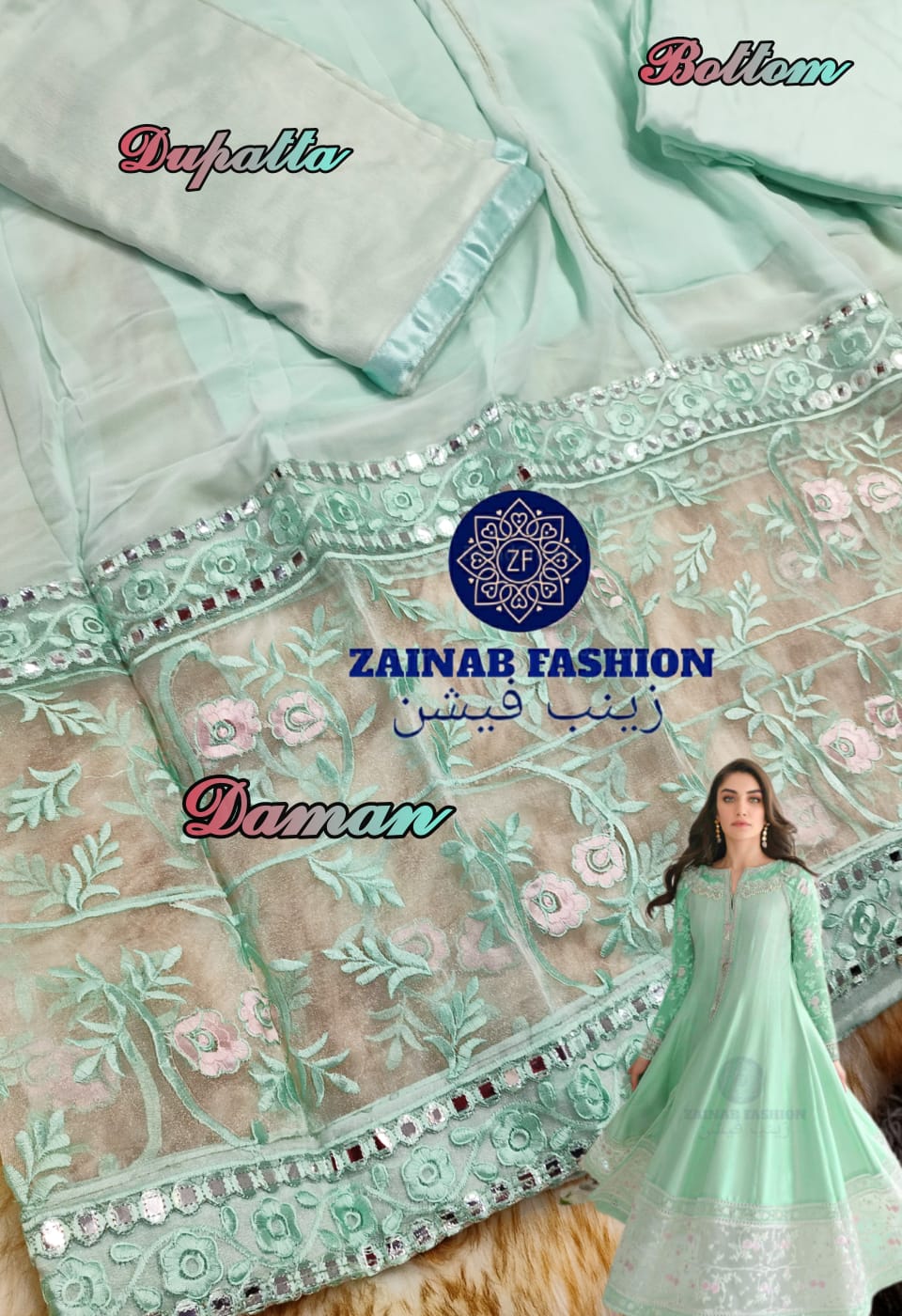 Zainab Anarkali Gown ZF -1216 Anantexports