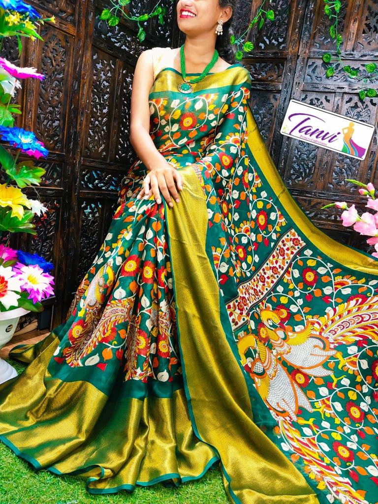 MANISH DISCO LIGHT MOSS CHIFFON SAREE Stunning catalog Rehmat Boutique