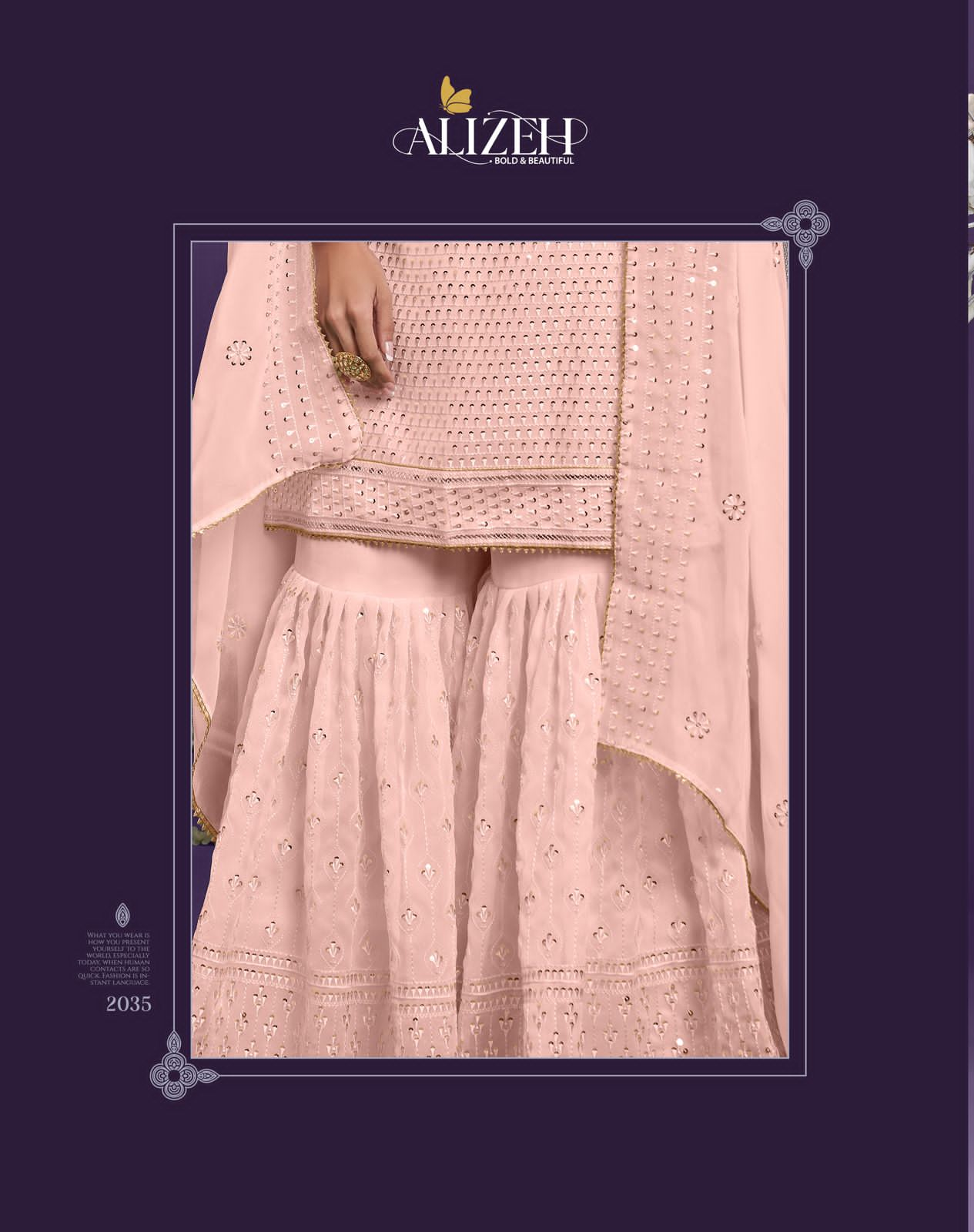 ALIZEH ZAIDA VOL-9 PREMIUM SHARARA COLLECTION Anant Tex Exports Private Limited