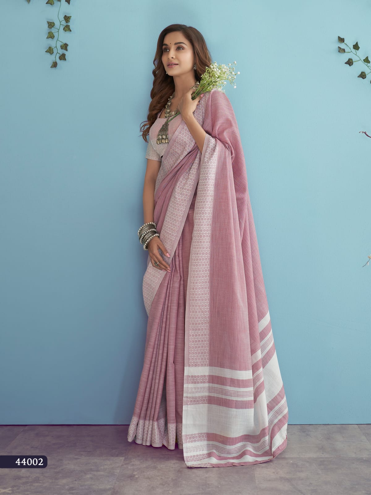 RajPath Aarzoo Soft Linen silk Saree Anant Tex Exports Private Limited