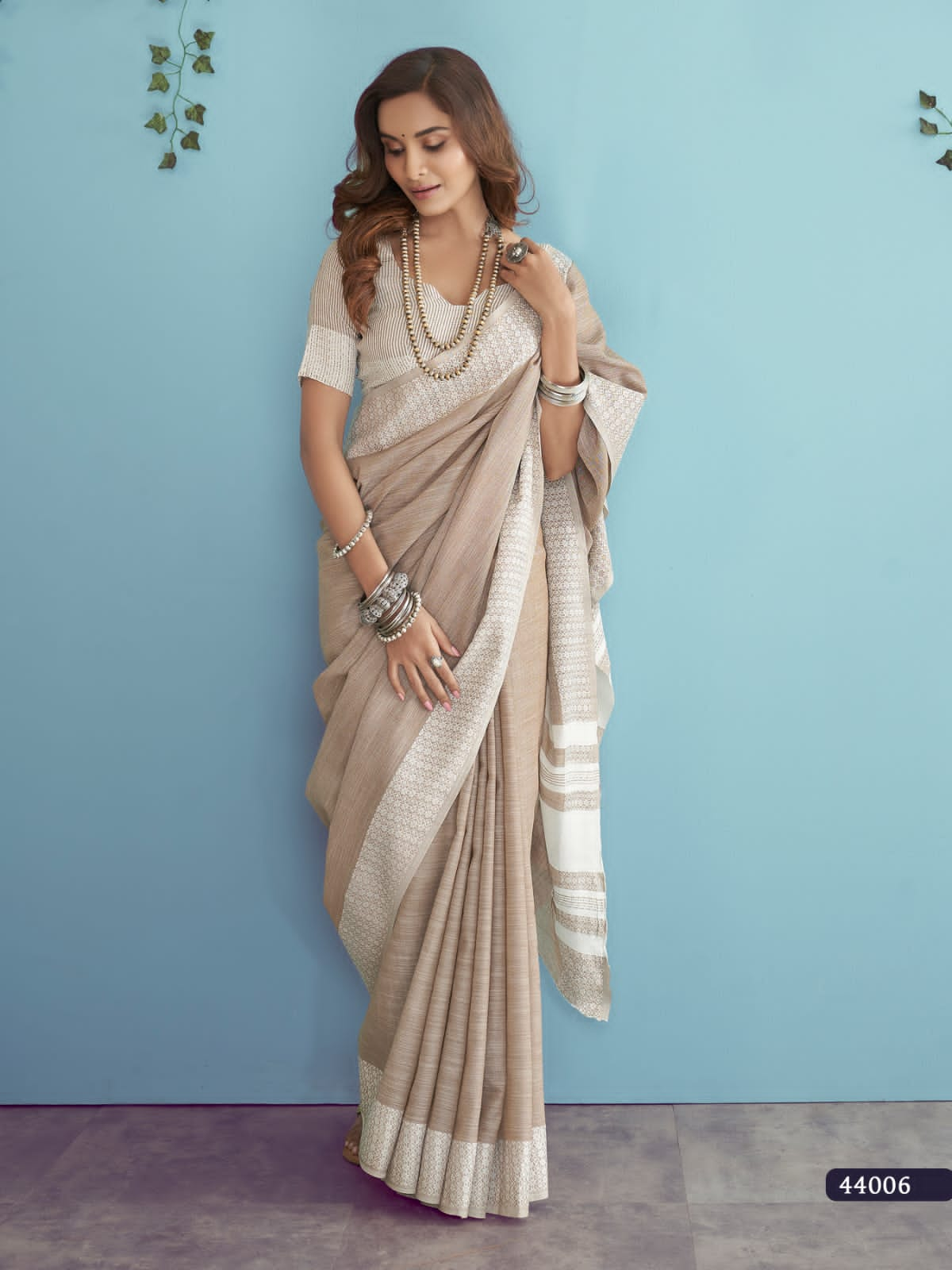 RajPath Aarzoo Soft Linen silk Saree Anant Tex Exports Private Limited