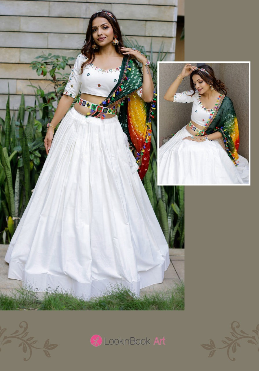 White Party Wear Lehenga Choli for Girls Georgette | Wedding Lehengas with  Dupatta Blouse Designs – HATKE BRIDE