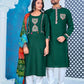 Navratri Special Couple combo of Kurta with Pajama & Kurti with Pants & Dupatta Dress Anant Tex Exports Private Limited