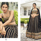 DESIGNER FANCY WEDDING PARTY WEAR BLACK BOLLYWOOD LEHENGA CHOLI IN GEORGETTE SM RIMZIM 136 A,B,C Anant Tex Exports Private Limited