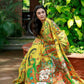 Party Wear Kalamkari Digital Print Saree Anant Tex Exports Private Limited