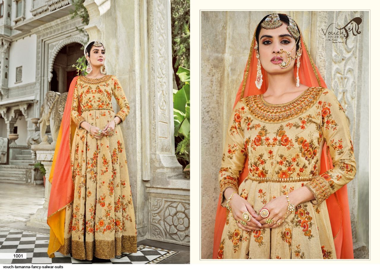 Vouch Tamanna 1001-1007 Series Salwar Kameez With Heavy Look and Beautifull Embroidered Designer Full Stitched Suite Anant Tex Exports Private Limited