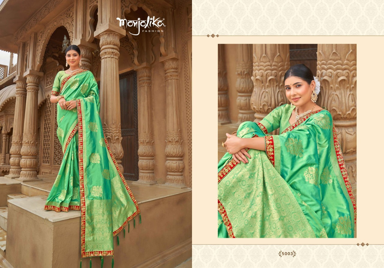 MONJOLIKA MADHU KANTA BANARASI SILK SAREE Anant Tex Exports Private Limited