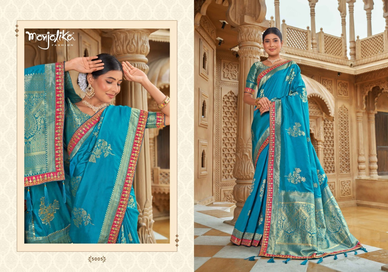 MONJOLIKA MADHU KANTA BANARASI SILK SAREE Anant Tex Exports Private Limited