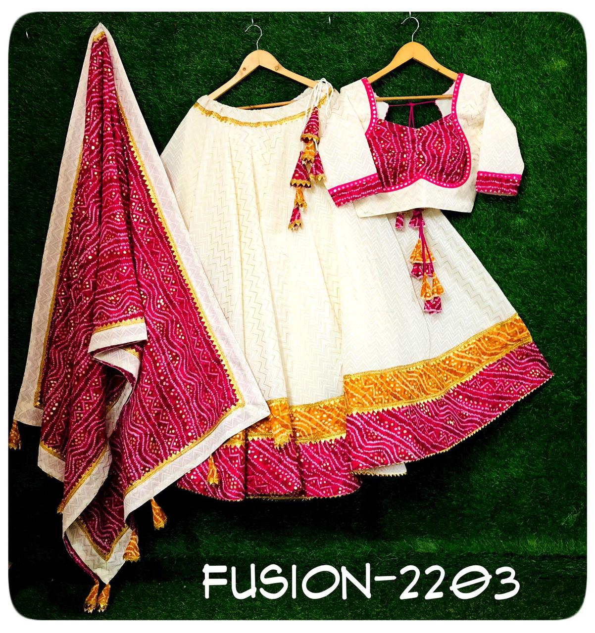 Navratri Highly Fusion Lehenga Choli Anant Tex Exports Private Limited