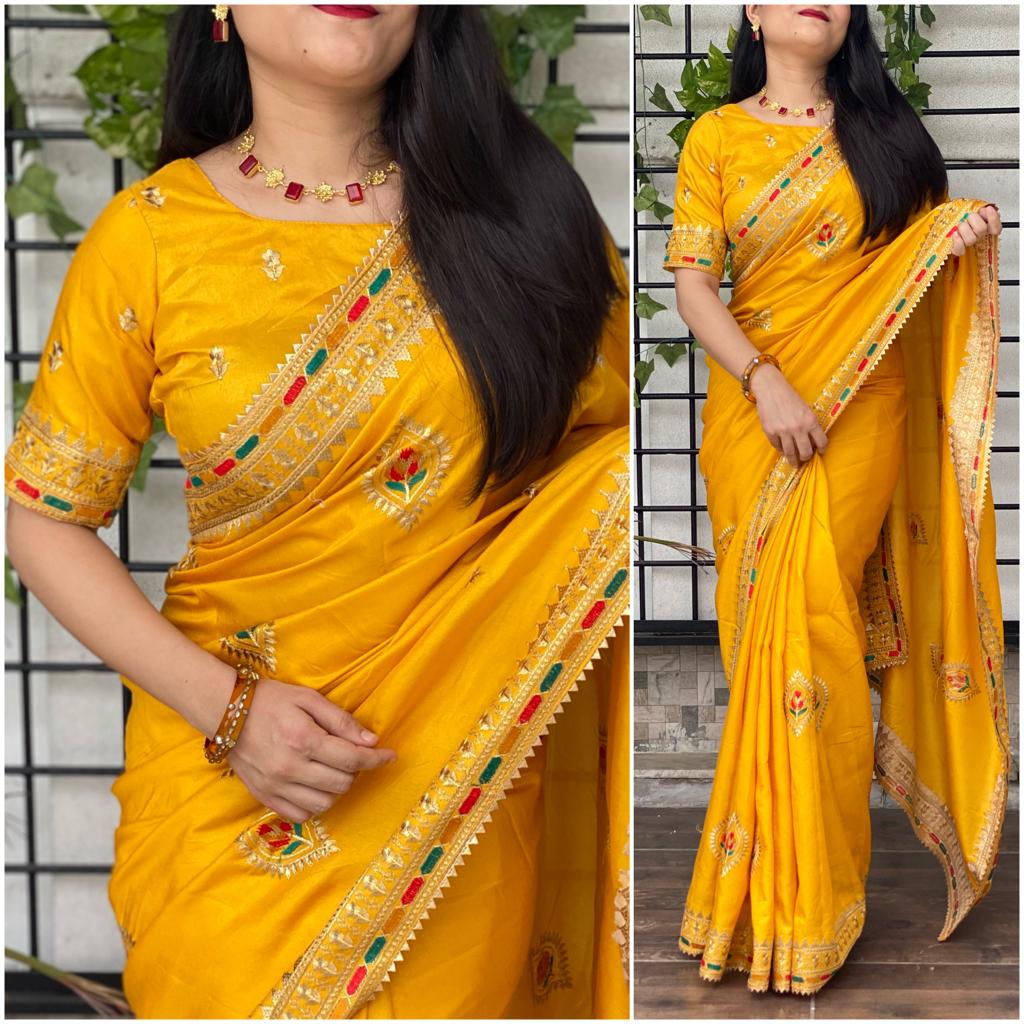 Party Wear Simran Soft Silk Saree Anant Tex Exports Private Limited