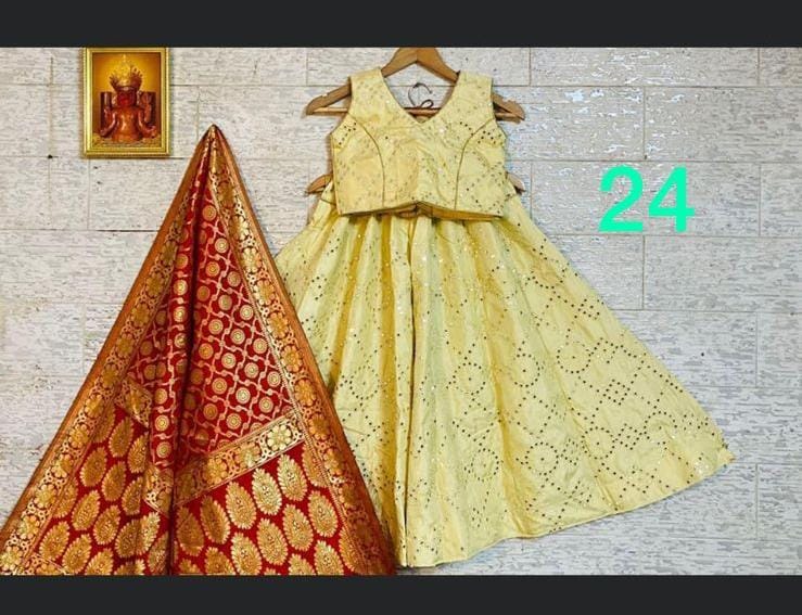 Kids MIrror Work Lehenga Anant Tex Exports Private Limited