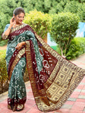 Swayamvar Pure Bandhej Silk Saree Anant Tex Exports Private Limited