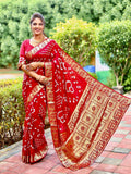 Swayamvar Pure Bandhej Silk Saree Anant Tex Exports Private Limited