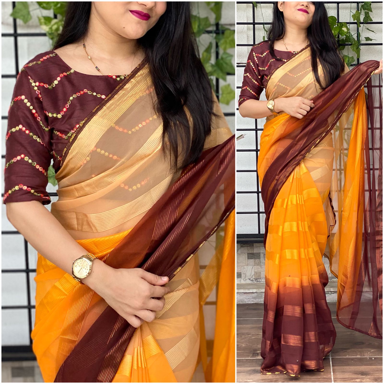 Georgette Saree Anant Tex Exports Private Limited