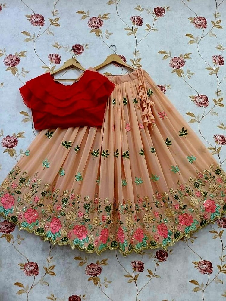 SequenceCrop Top Lehenga Anant Tex Exports Private Limited