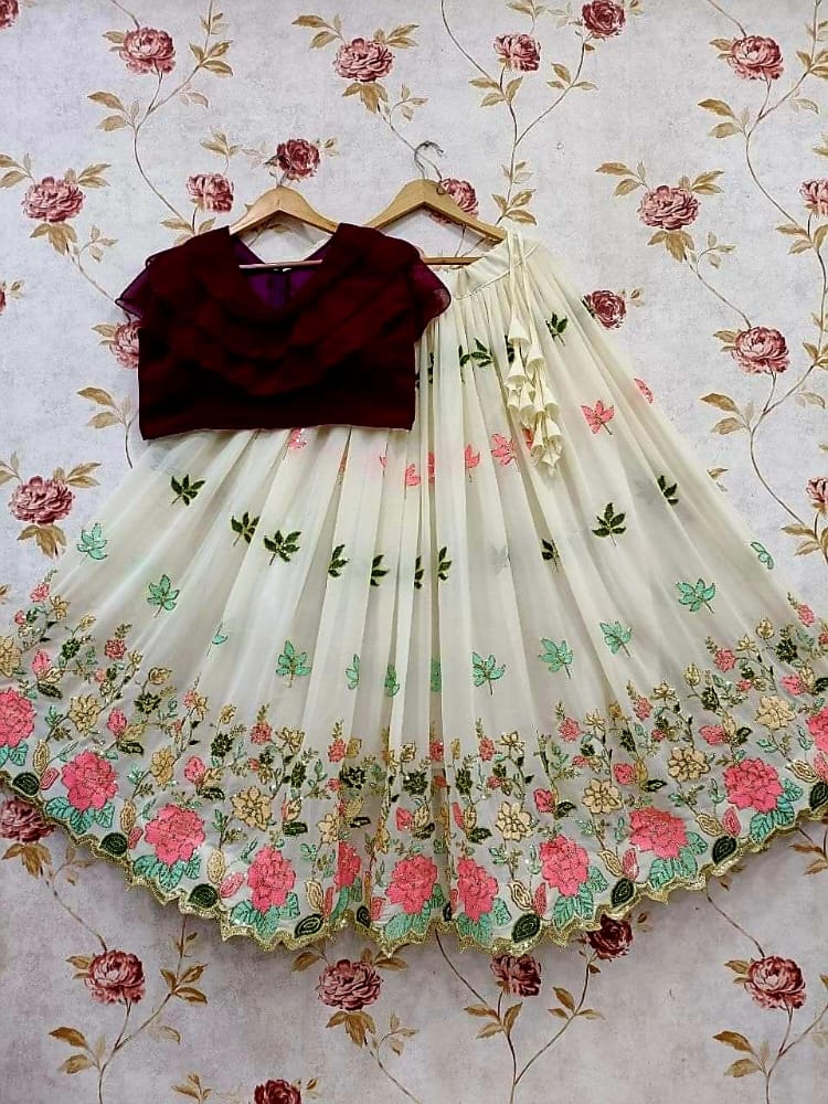 SequenceCrop Top Lehenga Anant Tex Exports Private Limited