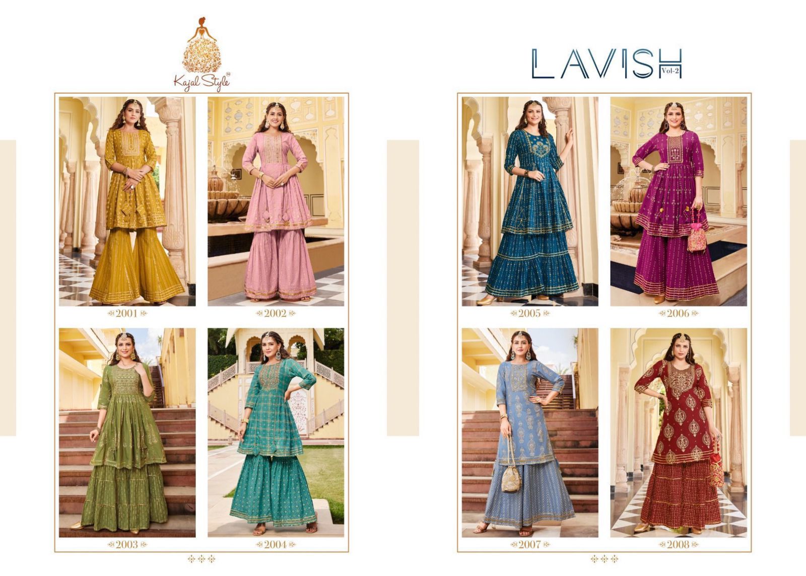 Kajal Lavish Vol-2 2001 To 2008 Anant Tex Exports Private Limited