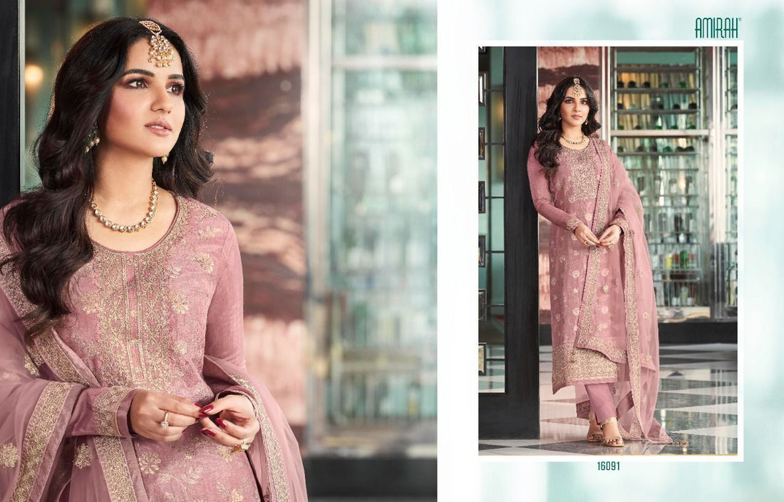 Amirah Sofia Dola Silk Embroidery Salwar Kameez Collection Anant Tex Exports Private Limited