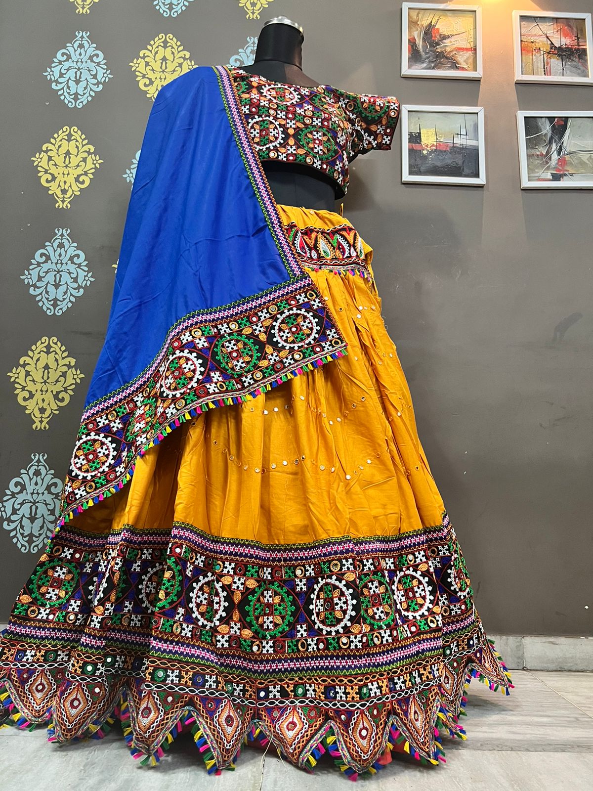 Navratri Special Gamthi Lehenga Anant Tex Exports Private Limited