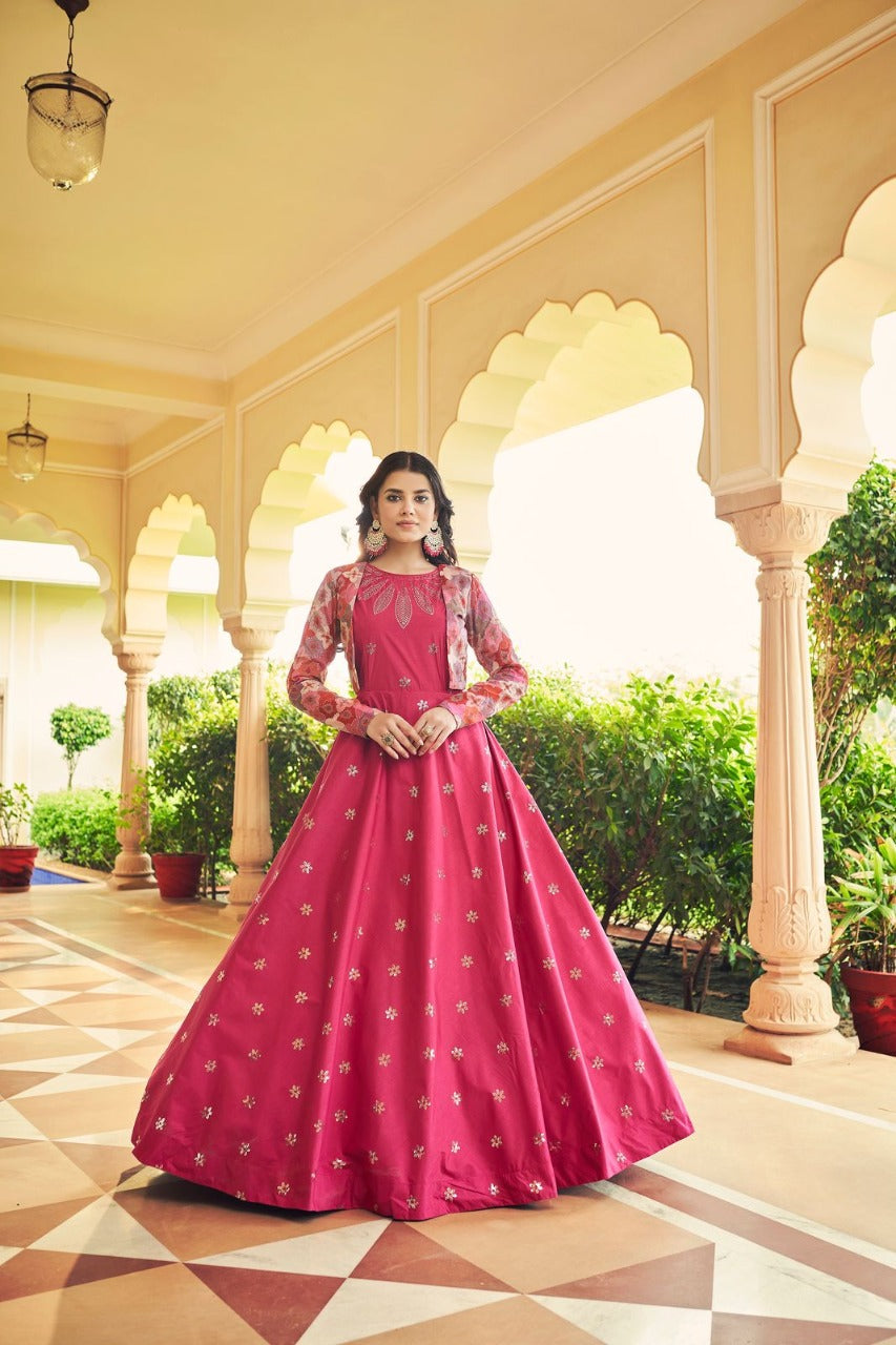 Flory Vol-22 Sequince Anarkali Gown Collection Anant Tex Exports Private Limited